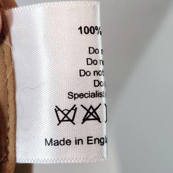 Eskandar Brown Suede Leather Tabard Vest Kimono Open Front Jacket Lagenlook O/S - Picture 14 of 16